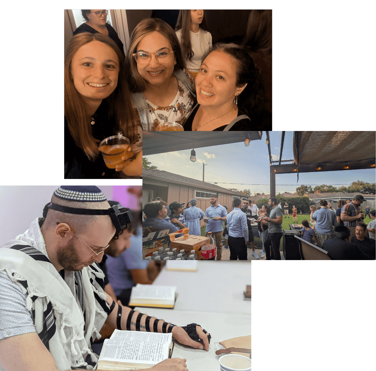 Woman enjoying food, meals in storage container, and food bowls on a table